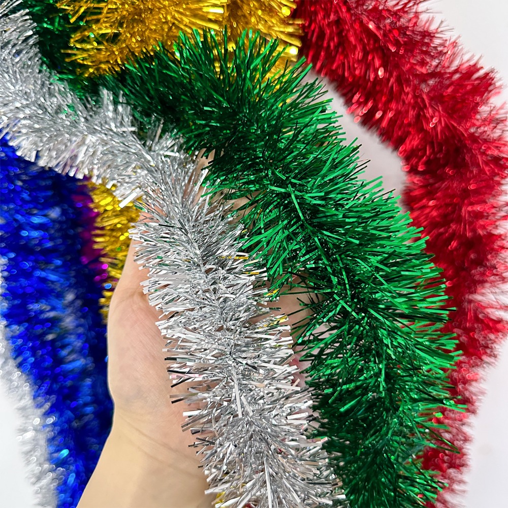 Tinsel Garland Decoration - 2M Noel Çiçeği Kurdelesi, Noel Ağacı