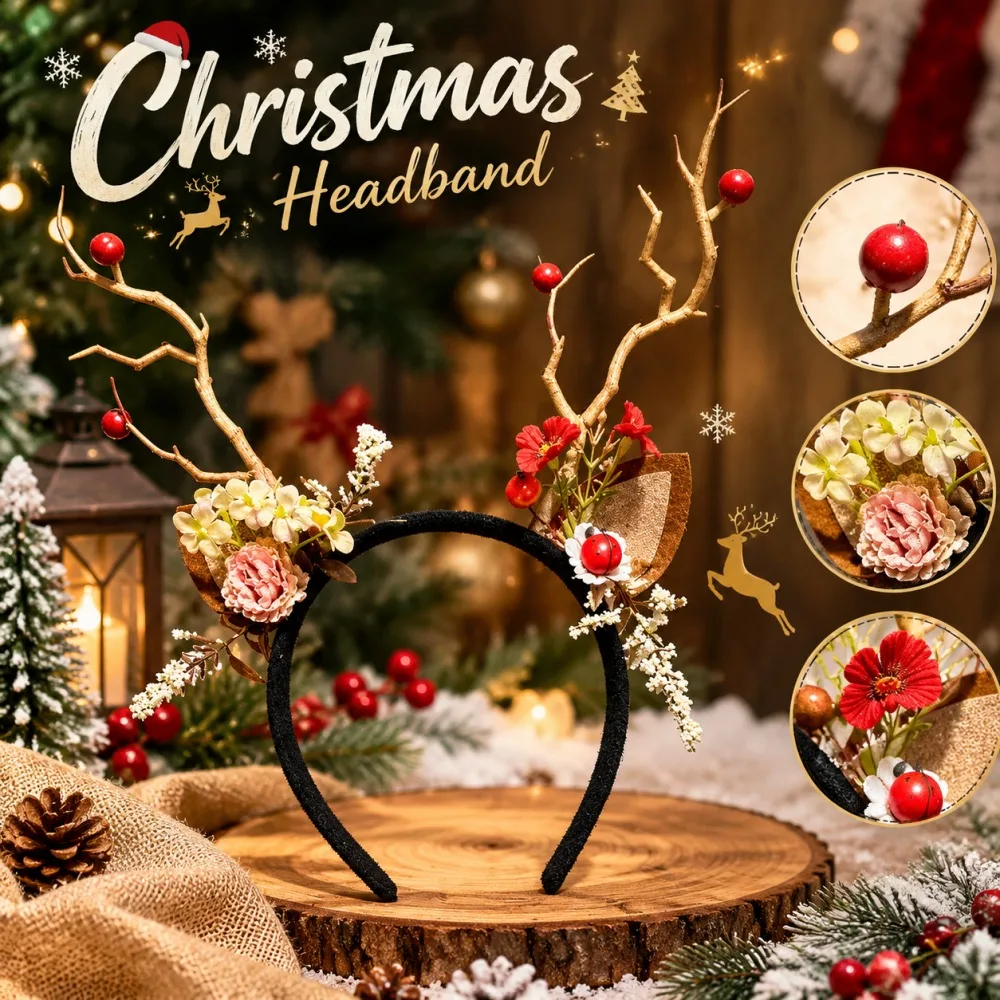 Noel Geyiği Boynuzu Şeklinde S - Reindeer Antlers Headband incelemesi ve fiyatı