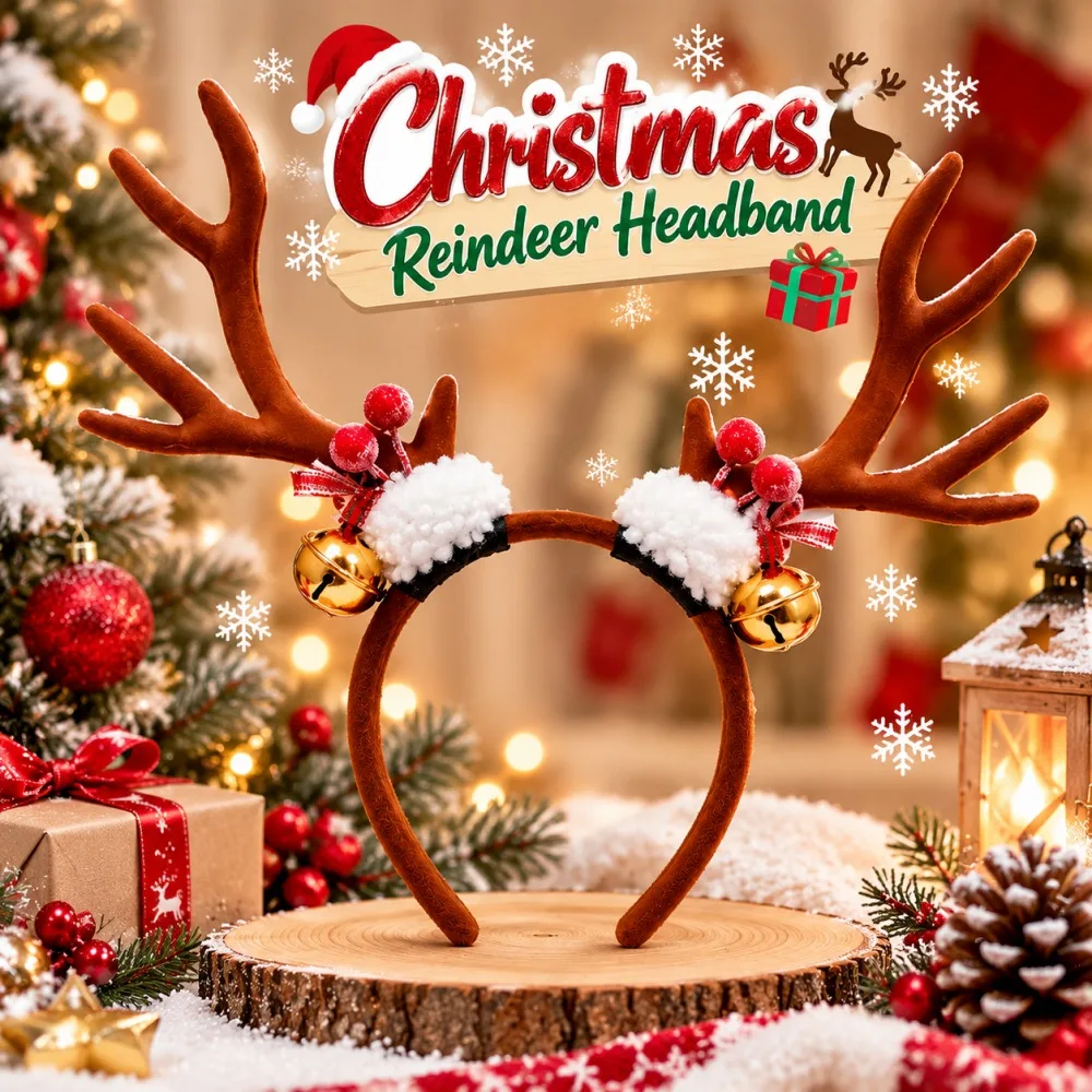 Noel Geyiği Boynuzu Şeklinde S - Reindeer Antlers Headband incelemesi ve fiyatı
