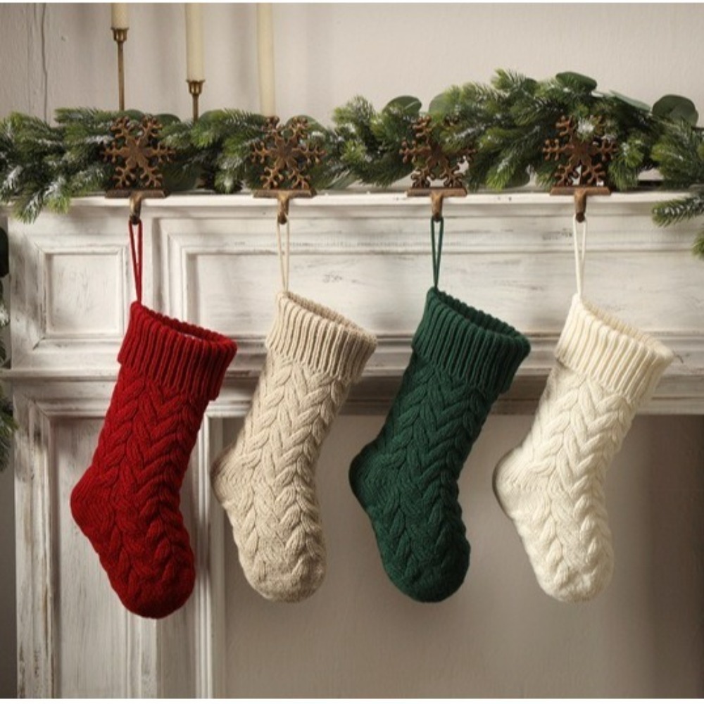 Örme Noel Çorapları Kabarık Yu - Christmas Stocking Hanging incelemesi ve fiyatı