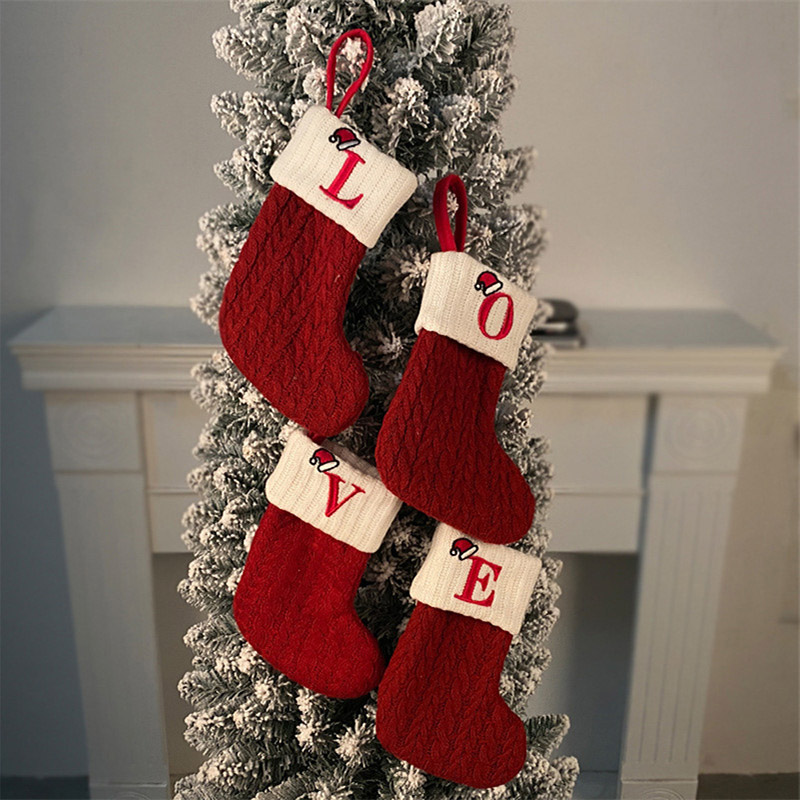 Noel Çorapları Örgü Kar Tanesi - Christmas Stocking Hanging incelemesi ve fiyatı