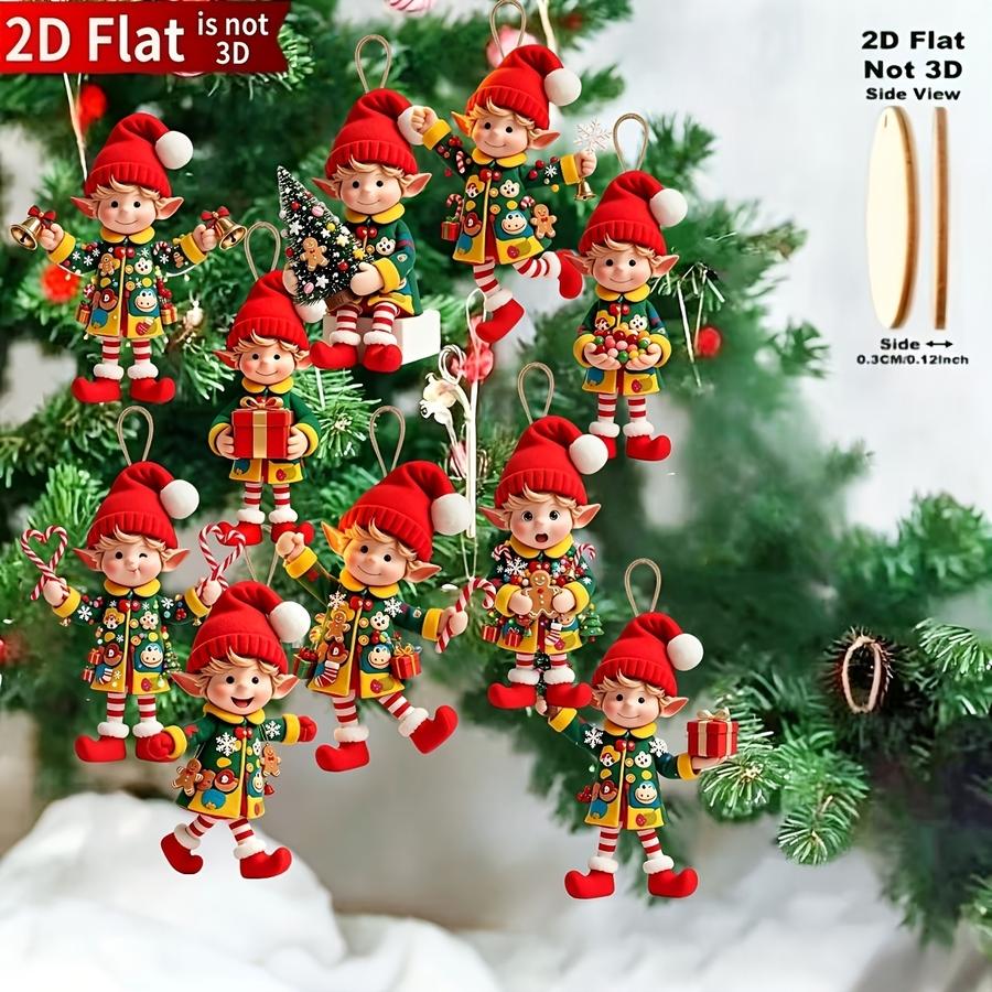 1/5/10/20/50/100 adet 2D Düz,  - Christmas Tree Artificial incelemesi ve fiyatı