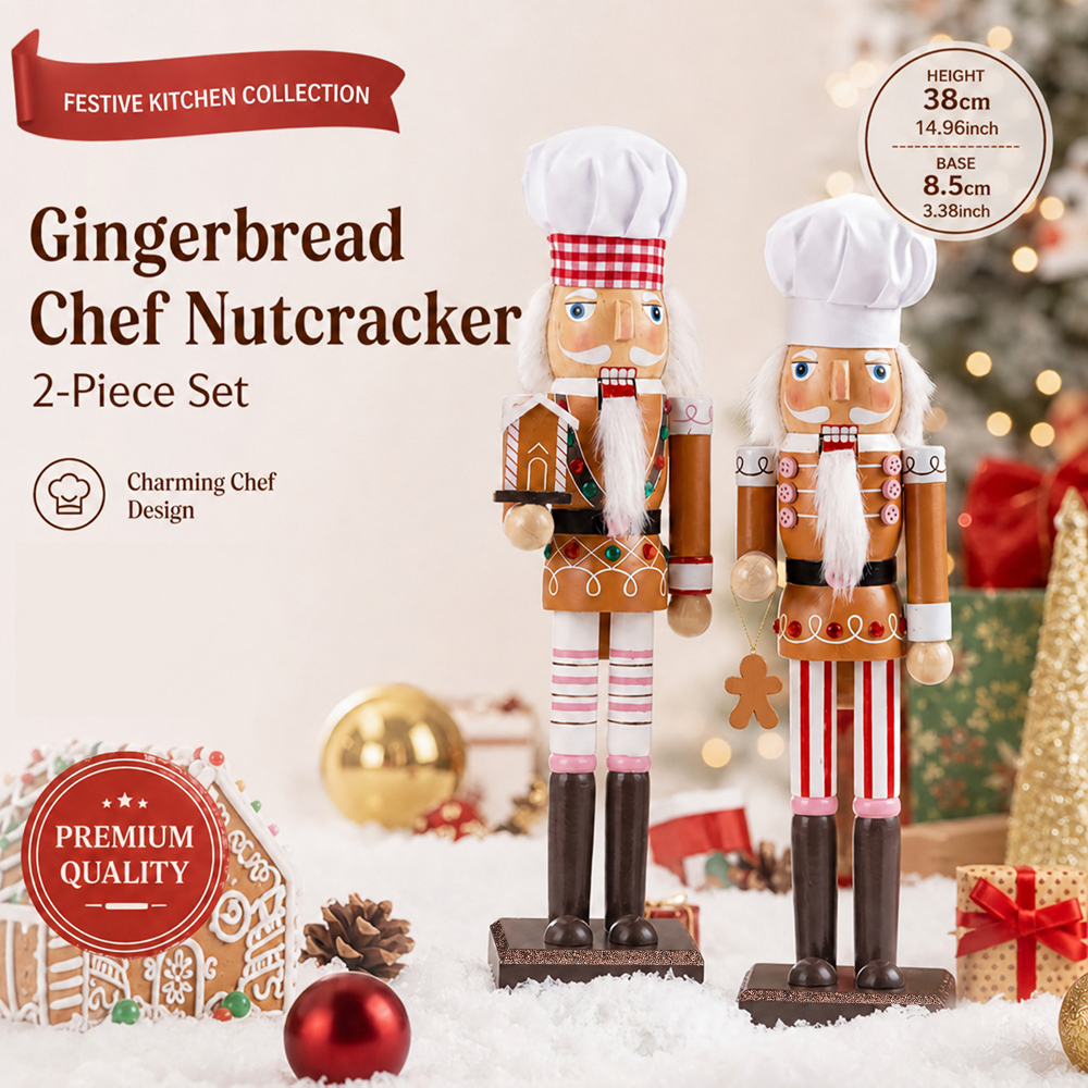 38 CM Noel Fındıkkıran Ahşap S - Nutcracker Figurine incelemesi ve fiyatı