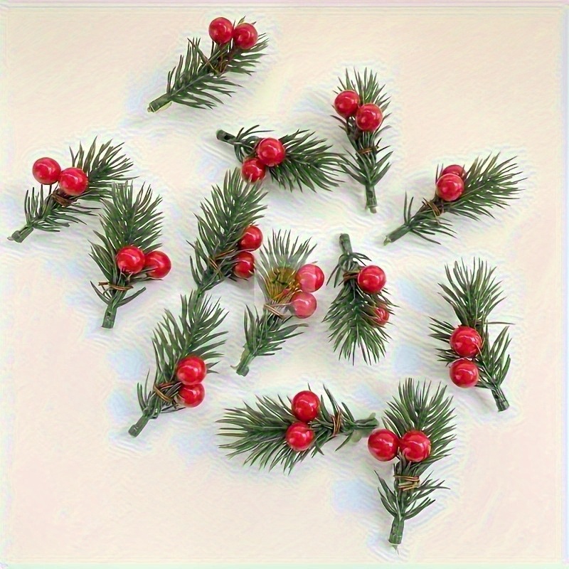 20 adet gerçekçi kırmızı meyve - Christmas Tree Artificial incelemesi ve fiyatı