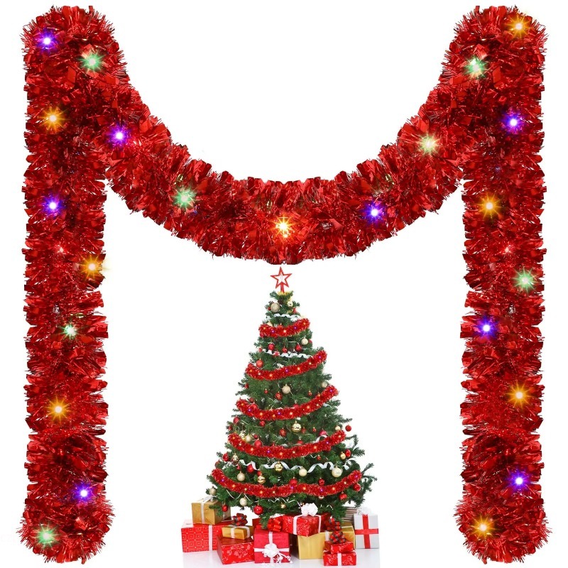 1 Adet 5 Metre Noel Simli Çele - Tinsel Garland Decoration incelemesi ve fiyatı